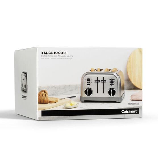 Toaster 4 tranches Inox